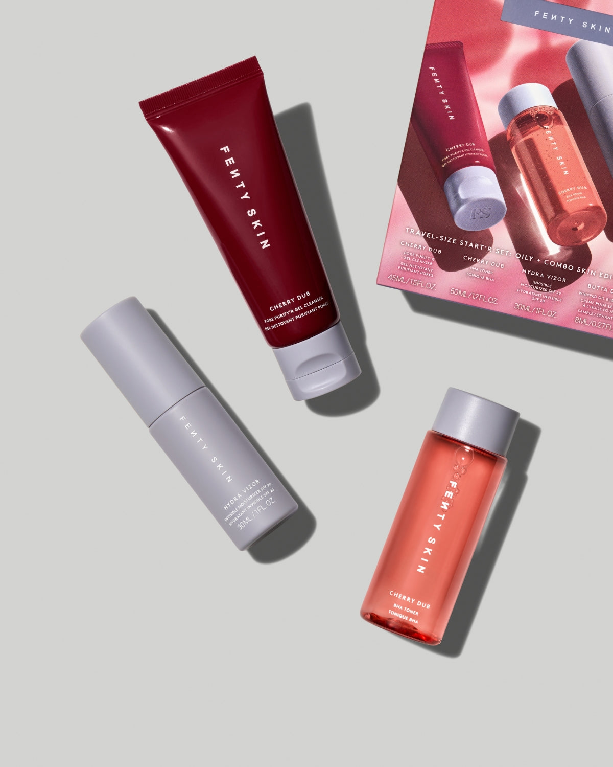 Fenty Skin Travel-Size Start'r Set For Combo + Oily Skin — EU, SPF 20